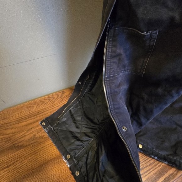 Berne Kida Black Insulated Overalls - Picture 7 of 8